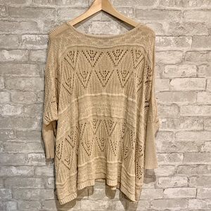 Oversized macrame knit by Forever 21